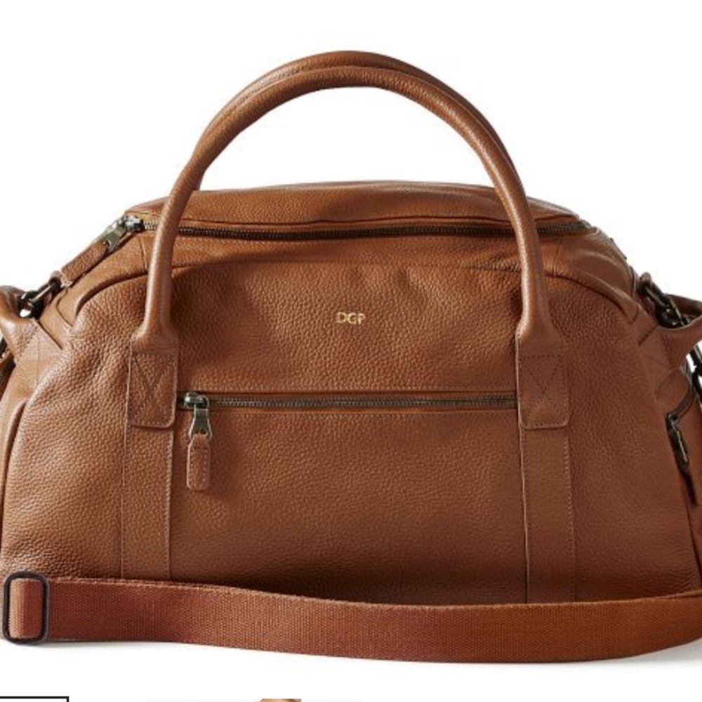 Mark & Graham NWOT Harvey Leather Camel